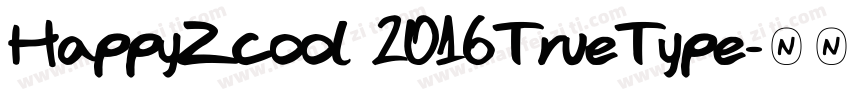 HappyZcool 2016TrueType字体转换